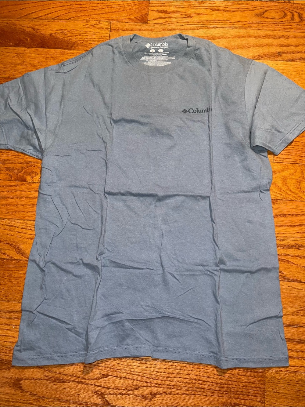 Columbia Men's Short Sleeve T-Shirt - Slate Blue size large